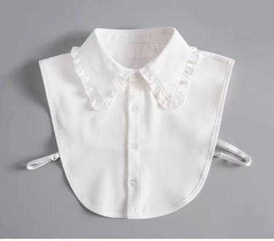 Модный Белый Ложный Воротник для Женщин Универсальный Уменьшающий Возраст Съемный Воротник Ложный Для Девочек Женщин Ложный Воротник Блузки