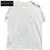 19-01961M × Dr.Woo Cotton Tattoo Embroidered T-Shirt Tops 2 whiteUsed