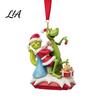 Lightweight Seasonal Hanging Decor Green Elf Christmas Ornament, Flat Acrylic Tree Pendant Atmosphere Room Decoration for Car Mirror Backpack, Festive