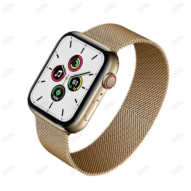 Миланская петля для ремешка часов 44 мм 45 мм 40 мм 41 мм 46-42 мм браслет pride iwatch series 9 8 7 6 SE 5 4 10 ultra 2 49 мм ремешок