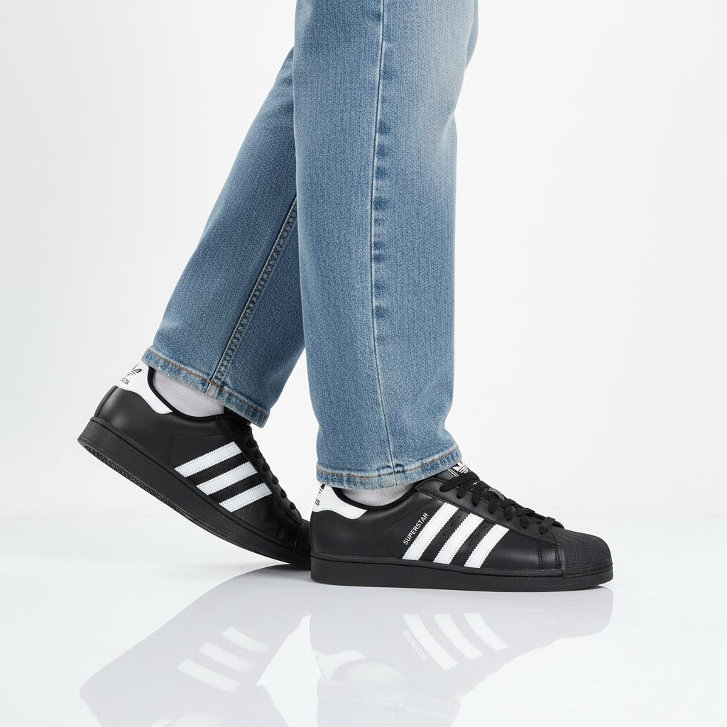 adidas Originals Superstar II 2 - Кроссовки Обувь Кожа Черный JI0079 ОРИГИНАЛ