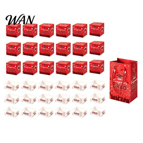 Graduation Gift Box Bouncy Red Envelope with Surprise Pop Up, Money Holder for Graduation, Exploding Party Decor Interactive