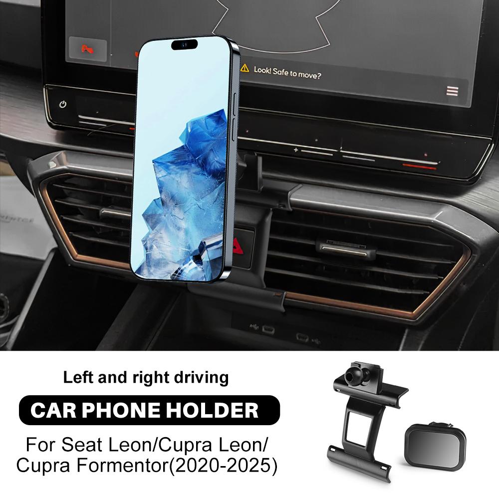 Magnetic Phone Holder for Seat Leon MK4, Cupra Leon, Cupra Formentor 2020-2025 – Car Mount Bracket