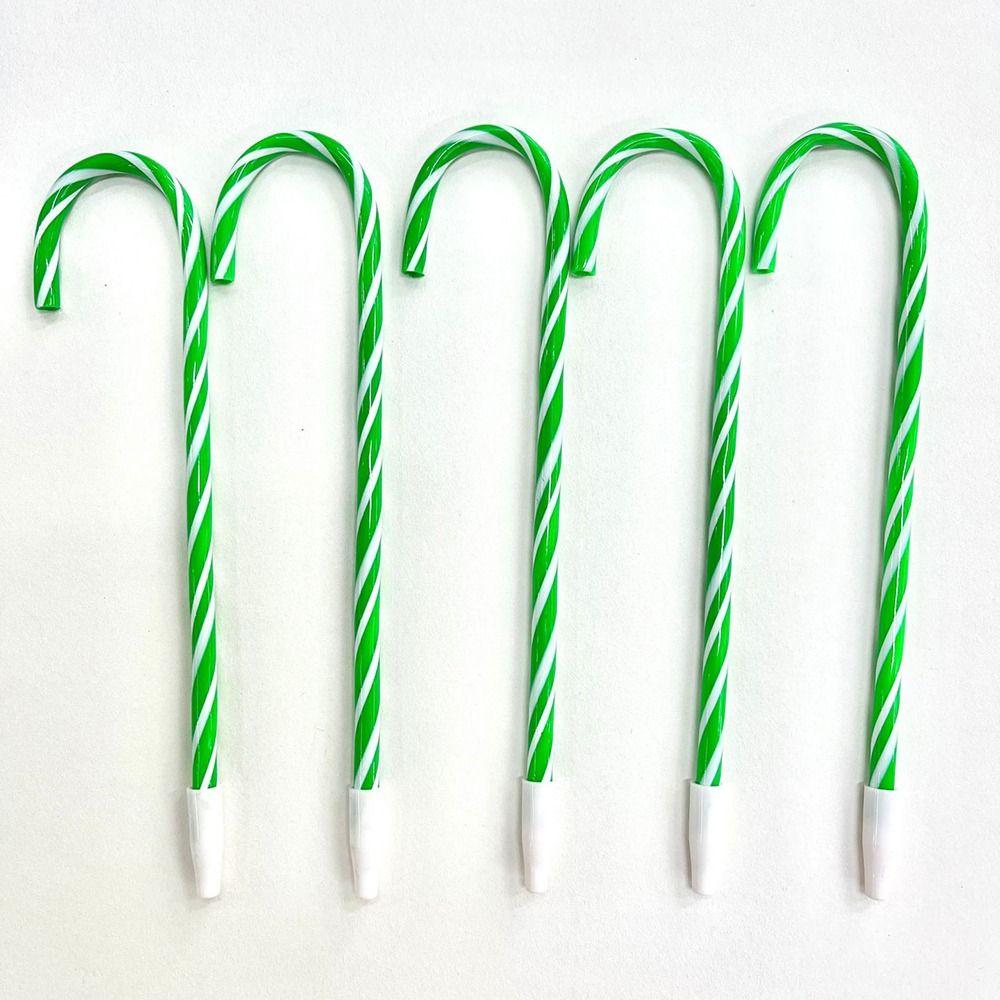 Unique Christmas Cane Pen Exquisite Hanging Gel Pens Wholesale Crutch Ballpoint Pen Student