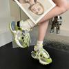 Новые кроссовки на толстой подошве, кроссовки папы, дышащая сетчатая ткань, кроссовки Форреста Гампа, студенческие спортивные повседневные кеды, женские кроссовки