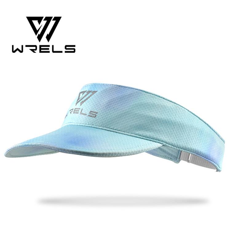 WRELS Спортивная кепка-козырек для защиты от солнца, дышащая, быстросохнущая, с открытым верхом, складная, легкая, для велосипеда, путешествий, гольфа