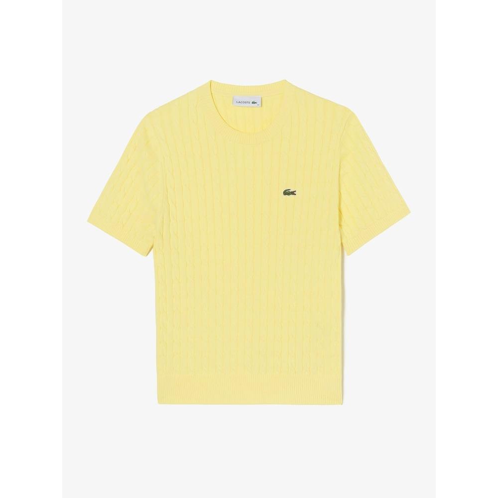 Lacoste Женский S-образный вырез с коротким рукавом и круглым вырезом Af480e 54g 107 q2nAf480e 54g107