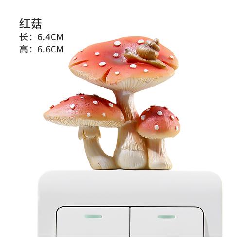 3d Creative Resin Switch Stickers Decorative Wall Stickers Light Luxury Living Room Bedroom Socket Wall Protective Cover Flowers