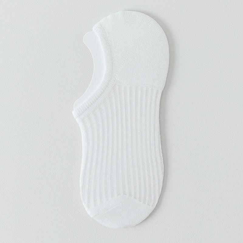 Женские летние тонкие дышащие сетчатые силиконовые нескользящие невидимые носки-лодочки с низким верхом и мелким вырезом