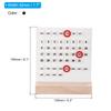 Wood Perpetual Calendar Acrylic Wooden Base Handmade DIY Calendar Stand Office Home Decoration Desktop Month Week Date Display