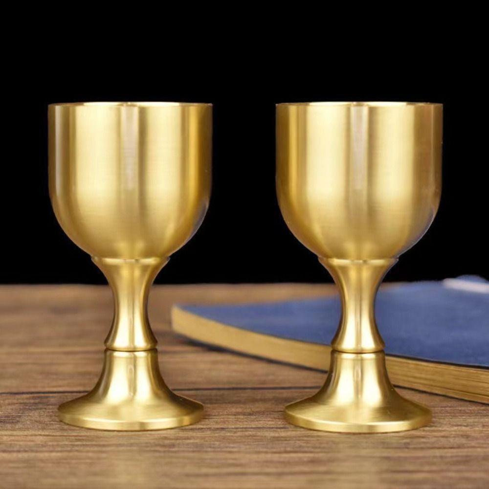 Carved Desktop Ornaments Not Fade Wine Cup Exquisite Goblet  Dining Room
