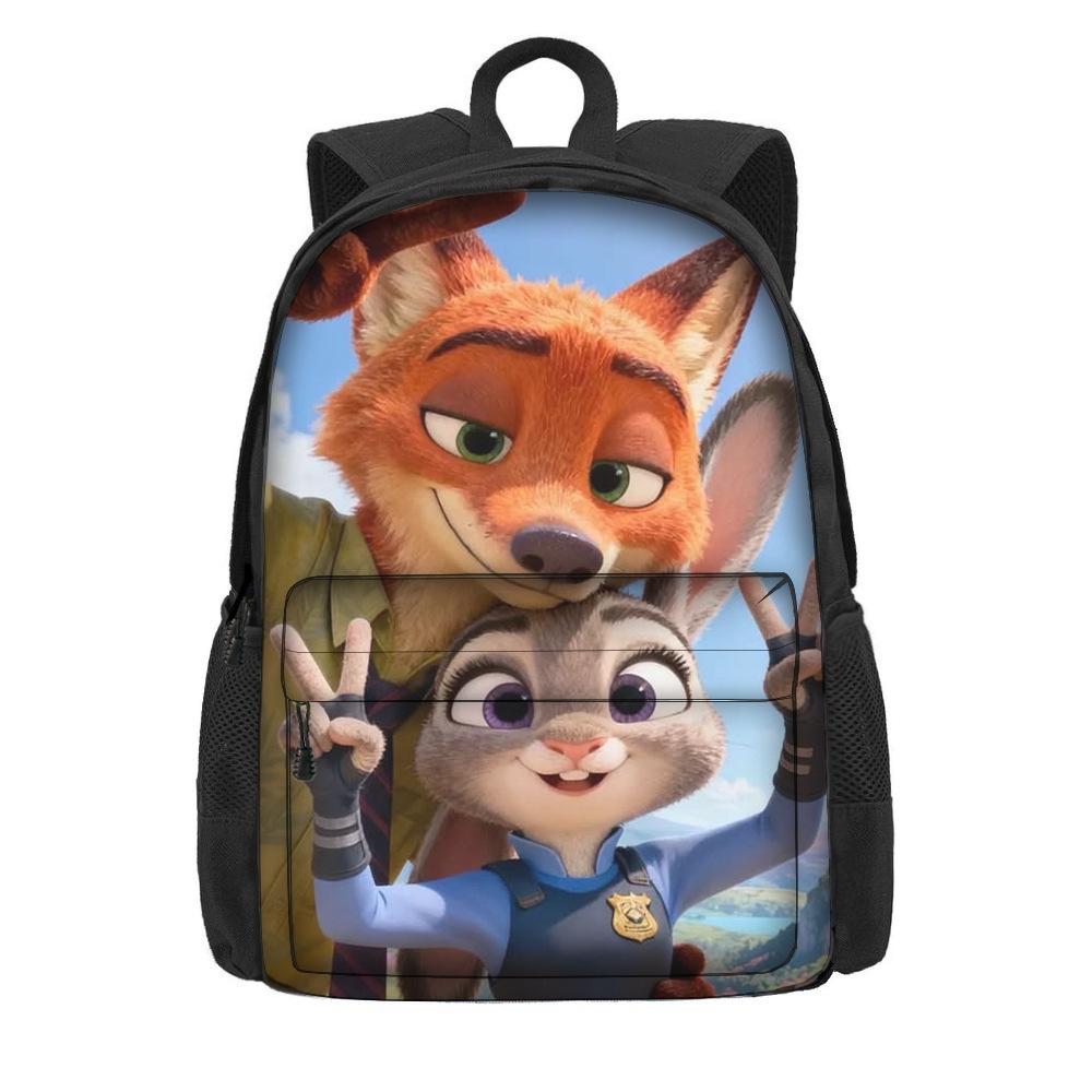 Мультяшный рюкзак на тему «Зверополис 2» для учеников начальной школы, большая вместимость, легкий рюкзак на два плеча