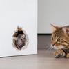 3D Наклейка Мышиная Нора Милая Наклейка Животное Украшение Дома Наклейки на Стену для Гостиной
