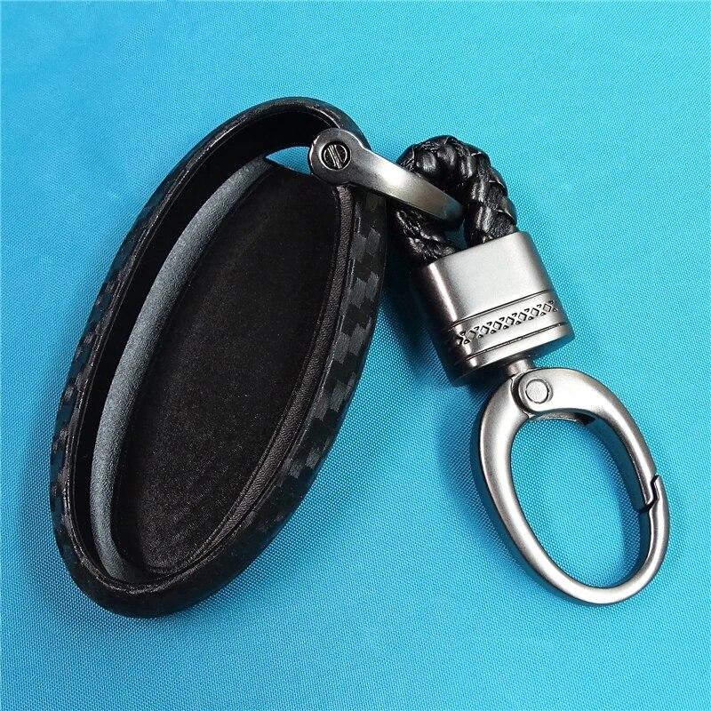 Силиконовый чехол для ключей из углеродного волокна, автомобильный Стайлинг, чехол для Nissan Versa Altima Armada Maxima для Titan 370Z для Infiniti M35 JX35 Q50