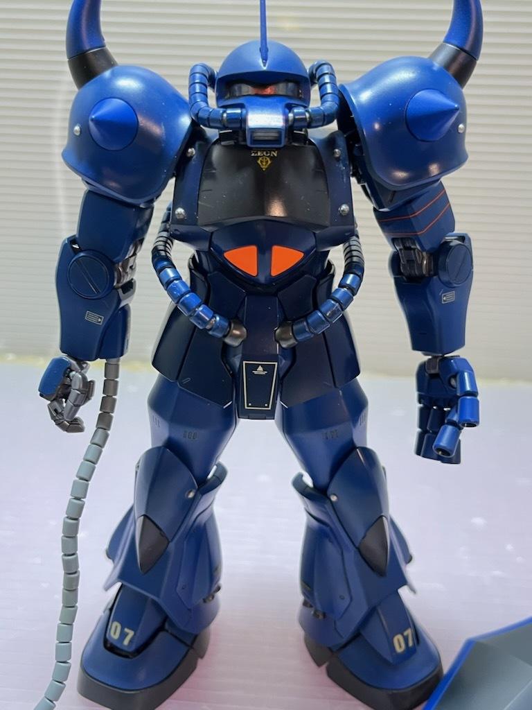 Bandai Gundam Plastic Model Mobile Suit Gundam MG Gouf modification including rivet fully painted and completed 1/100 MS-07B Ver. 2. 0 Detail-up