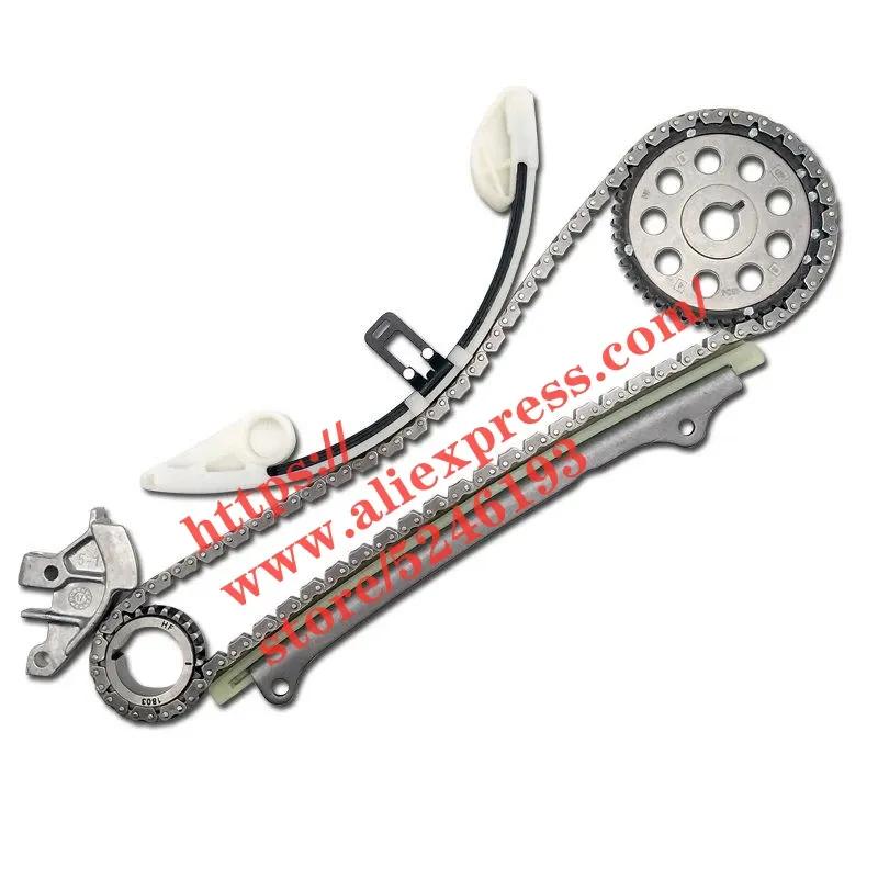 6pcs/set Timing sets for BYD F3 G3 L3 F5 Suri 473Q engine Timing rail&chain&gear&Tensioner F