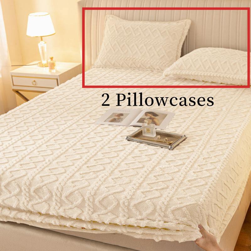 2025 Новая теплая и мягкая простыня, Утолщенный зимний защитный чехол с фланелью, Пушистый наматрасник, Защитный чехол для матраса