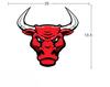Car Sticker Red Bull Car Sticker Angry Bull Car Sticker Reflective Personality Bull Sticker Red Spanish Bull Sticker