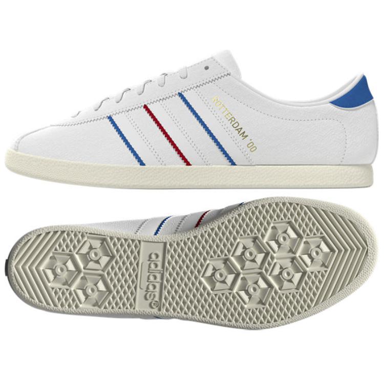 adidas Rotterdam 00 Белый Синий Алый Унисекс Кроссовки Cloud-Белый Синий-Птица Лучше-Алый IH4776