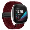 Магнитный браслет-застежка для Fitbit Sense 2/1 Нейлоновый ремешок-петля Correa для умных часов Fitbit Versa 4 3 Дышащий ремешок на запястье