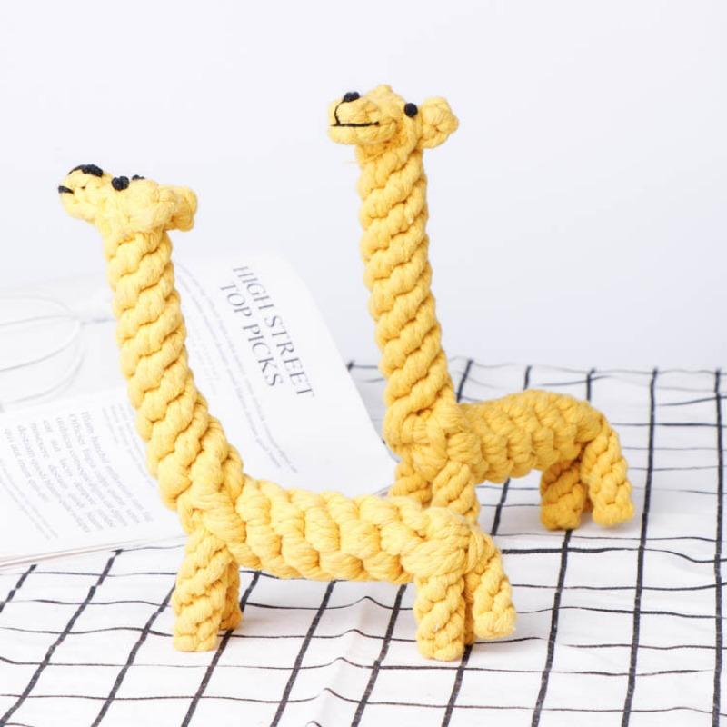 Pet Toy Dog Bite Resistant Woven Cotton Rope Toy Medium and Large Dog Grinding Teeth Cleaning Dog Bite Rope