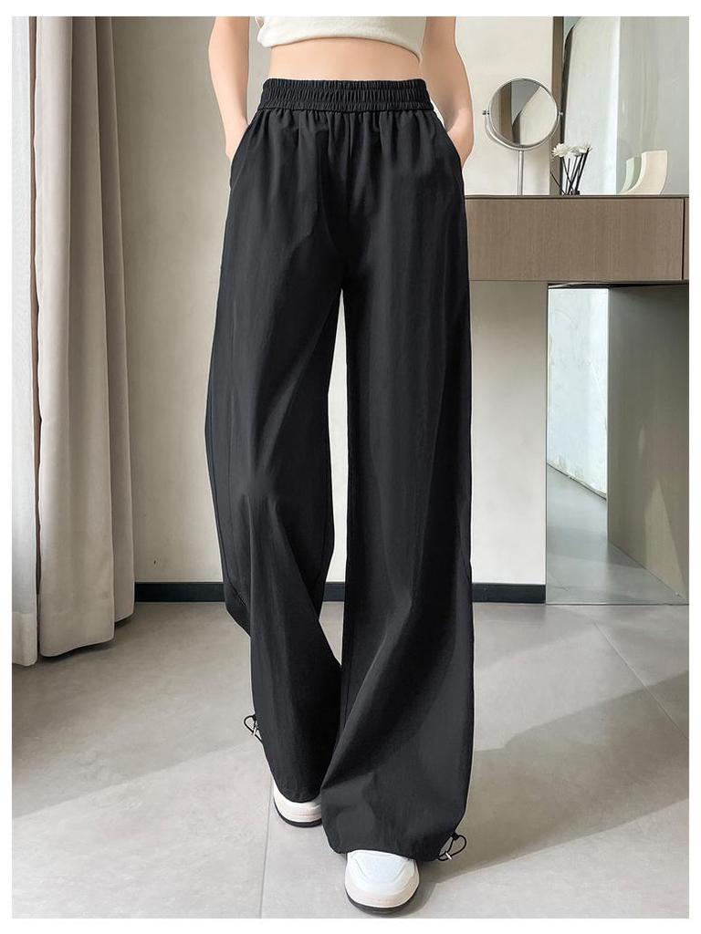 Женские летние быстросохнущие брюки для хайкинга 2025 года с защитой от солнца, манжетами, карманами карго и прямым кроем