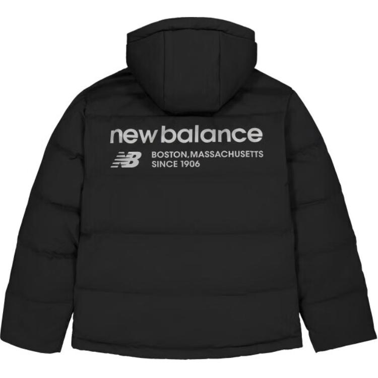 Мужская куртка New Balance Повседневная пуховая куртка Пуховик мужской Черный