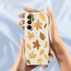 For Samsung Galaxy A36 5G Case Maple Leaves Pattern Printing Straight Edge TPU Phone Back Cover