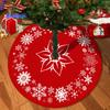 Юбка «Рождественская елка», яркий цвет, простая установка, снежинка, принт лося, круглый большой коврик для рождественской елки, декор