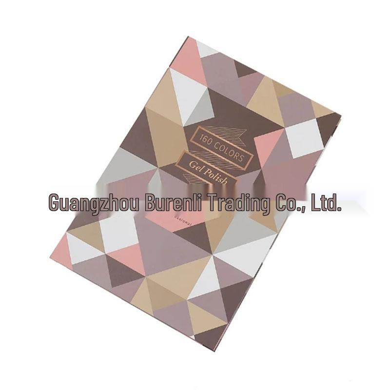 Альбом для демонстрации цветов нейл-арта: Книга образцов 160 цветов для лака и геля