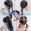 10Pcs  Mini Floral Hair Claw Children Elegant Updo Hair Clips Girls Princess Hair Clips Headwear Kids Hair Accessories