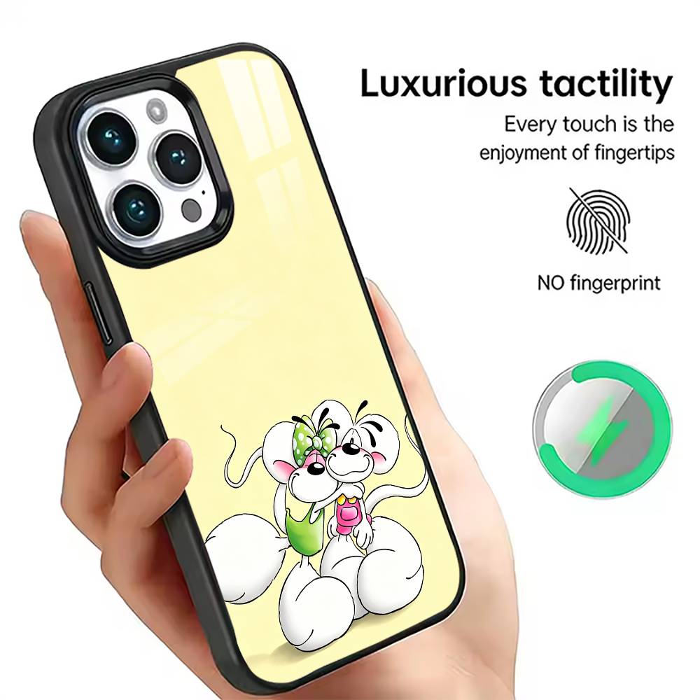 Cartoon D-Diddl Phone Case For iPhone17,16,15,14,13,12,11 Plus,Pro Magnetic with Magsafe Wireless Charging