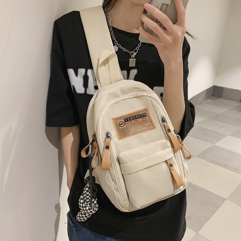 New Messenger Bag Boys Trendy Casual Small Backpack Japanese Versatile Multi-functional Sports Breast Bag Girls Shoulder Bag