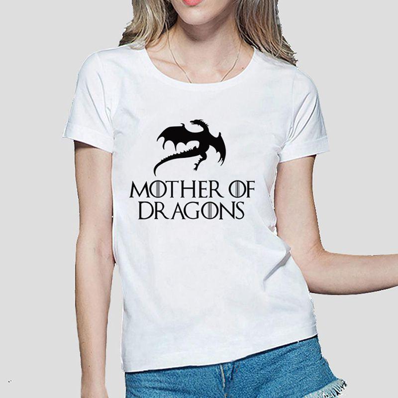 Роскошная женская футболка «Мать драконов», вдохновленная «Игрой престолов» и Халиси, подарочная футболка