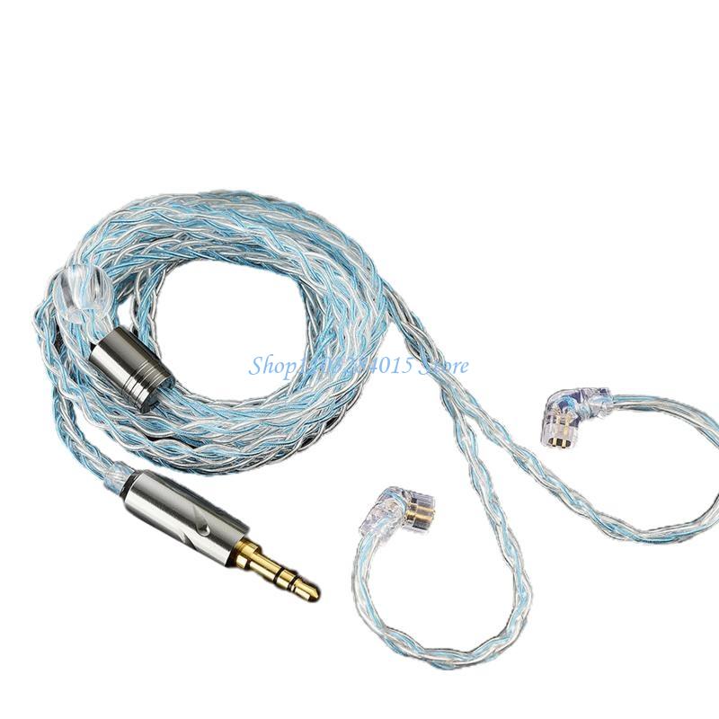 R6FF Upgrade Earphone Cable for QKZ-ZXN/ZXT/AK6 Silver Plated Upgrade Cable