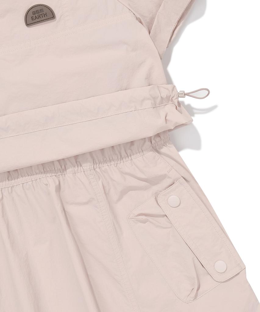 Bbc Earth Women'S Layered Hoodie Dress Pink