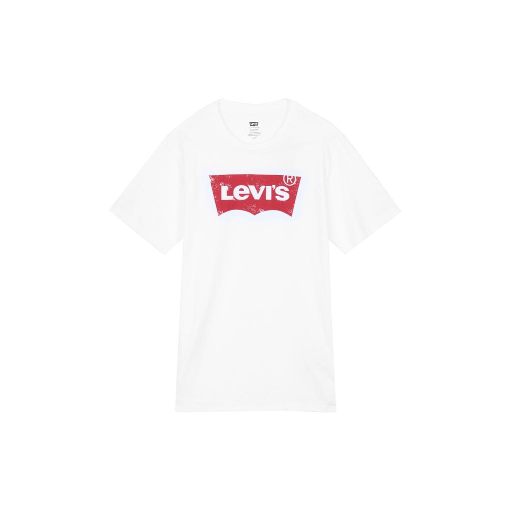 Levis Classic Logo Printed Short Sleeve T-Shirt Men Tops White 17783-0197