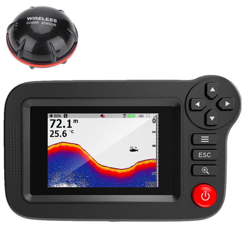 Portable 3.5in Color Screen Professional Underwater Deeper Fish Finder Boat Fishing Sonar