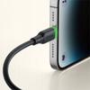 Mcdodo Зарядное устройство USB Lightning кабель для быстрой зарядки для iPhone 1M Led черный