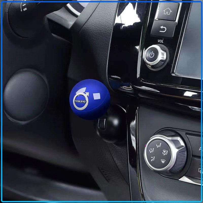 Для Volvo XC90 XC60 XC70 XC40 V90 V60 V40 C70 C30 S80 Автомобильный Логотип Кнопка Старта Нажатием Рычаг Креативная Защитная Крышка