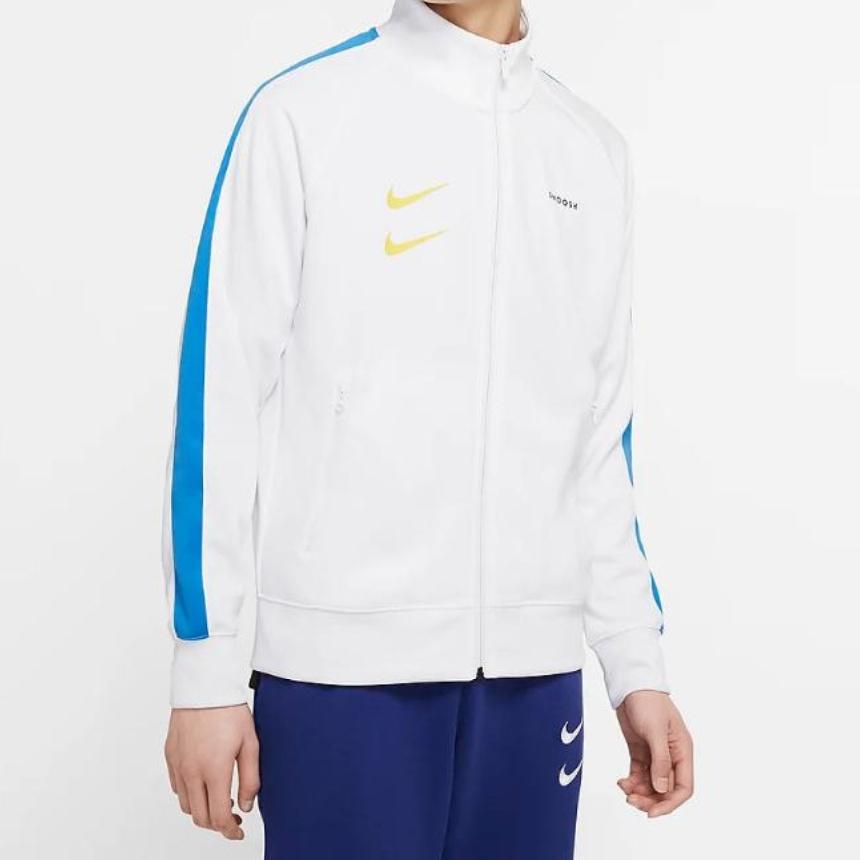 Nike Sportswear Swoosh Retro Sports Jacket White Men's CJ4885-100