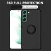 Для Samsung Galaxy S23 S24 Ultra Plus S22 S21 FE S10 Plus A32 A52 A72 A71 Защитный Чехол Жидкий Силикон Кольцо Держатель для Телефона Чехол