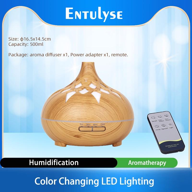 Коммерческий современный дизайн, древесное зерно, ультразвуковой туман, ароматерапия, электрический распылитель, ароматизатор, эфирное масло, воздушный диффузор