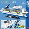 Plastic Building Blocks Luxury Cruise Boat Zhegao Building Bricks Juguetes Funtoys For Girl Gift Adult Present 01030