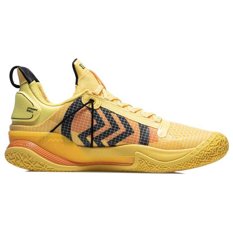 Баскетбольные кроссовки Li Ning Flash 7 Premium Shock Absorbing Non-Slip Wear-Stick-Now-Top для мужчин, желтые ABAR017-2