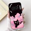 Красивый Цветочный Чехол Для Nothing Phone (2а) Плюс Черный Силиконовый Мягкий Чехол Для Nothing Phone 2 Phone2a Бамперы