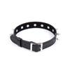 Black PU Leather Rivet Needle Thorns Collar Slave Fantasy Fetish Bondage BDSM Gear Bondage Neck Strap Sex Product for Couples