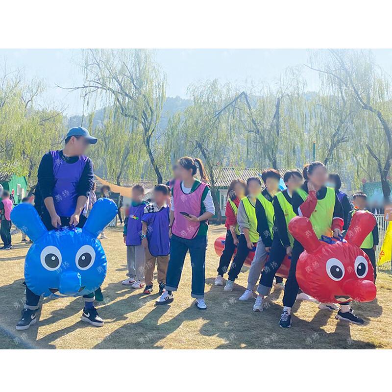 Giant Inflatable Caterpillar Race Game