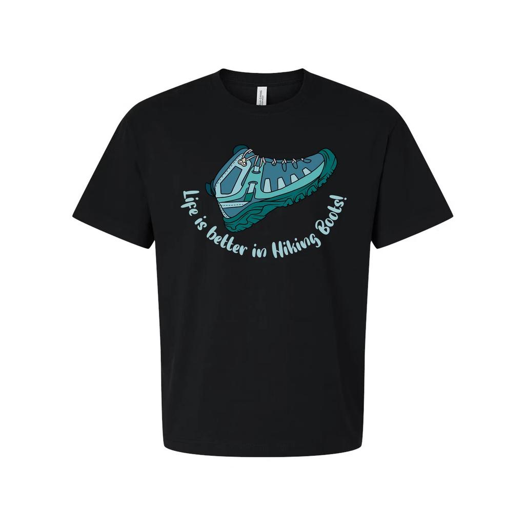 Unisex Outdoor Hiking Boots Graphic Tee With Life Is Better In Hiking Boots Quot