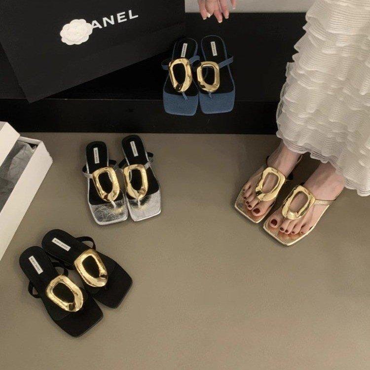 Тапочки женские летние туфли квадратный каблук резиновые шлепанцы шлепанцы Pantofle Block Hawaiian Soft 2024 Туфли резиновые шлепанцы Slipp